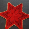 Häkeldecke Stern Weihnachten Deko Deckchen Gehäkelt 40 cm