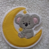 Koala mit Mond Applikation Aufnäher