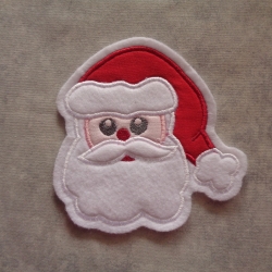 Applikation/Aufnäher Nikolaus, Weihnachtsmann