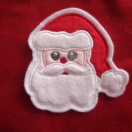 Applikation/Aufnäher Nikolaus, Weihnachtsmann