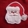Applikation/Aufnäher Nikolaus, Weihnachtsmann