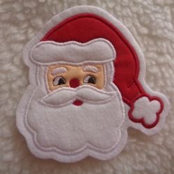 Applikation/Aufnäher Nikolaus, Weihnachtsmann
