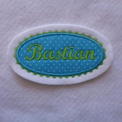 Applikation/Aufnäher mit Wunschnamen/text