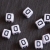 10 Buchstabenperlen D 6x6 mm