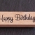 1 Stempel Happy Birthday