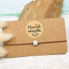 Smiley Armband Freundschaftsarmband Makramee Glücksbringer JGA