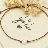 Smiley Armband Freundschaftsarmband Makramee Glücksbringer JGA
