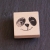 1 Stempel  Panda Gesicht