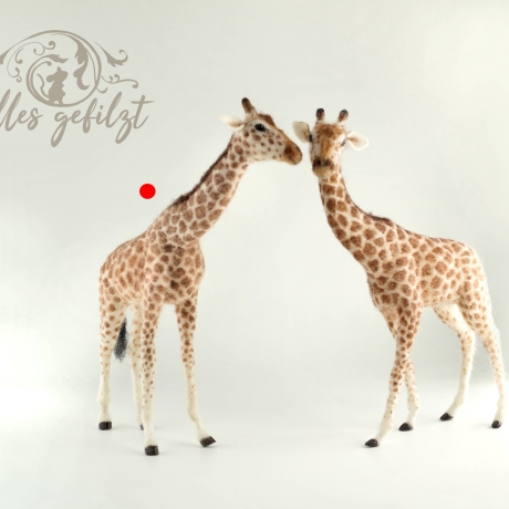 Giraffe, gefilzt