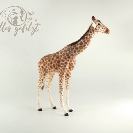 Giraffe, gefilzt