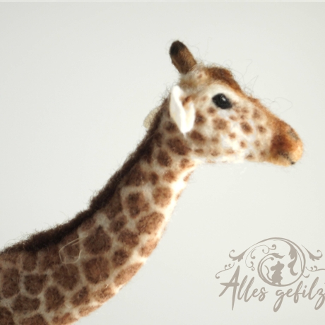 Giraffe, gefilzt