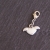 1 Charms Anhänger Herz mit Flügel