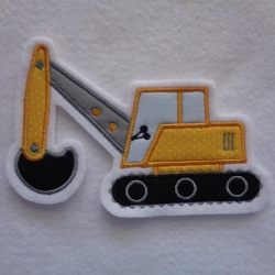 Applikation/Aufnäher Bagger Applikation/Aufnäher Bagger
