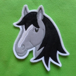 Applikation/Aufnäher süsses Pferd, Pony, Pferdekopf Applikation/Aufnäher süsses Pferd, Pony, Pferdekopf