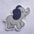 Applikation/Aufnäher süsser kleiner Elefant
