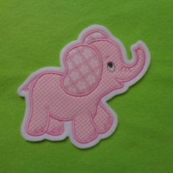 Applikation/Aufnäher süsser kleiner Elefant