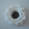 Häkelblüten -Blume von Srebrenica-gefertigt-Handgehäkelt-gehäkelt
