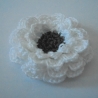 Häkelblüten -Blume von Srebrenica-gefertigt-Handgehäkelt-gehäkelt