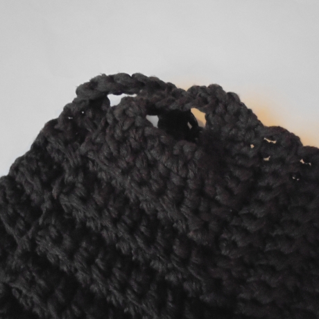 Gehäkelte Topflappen im 2er Set aus braunem BW, ähnlich Schulgarn