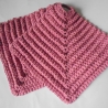 Gehäkelte Topflappen 2er Set aus rosa/altrosa BW, ä. Makramee