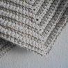 Gehäkelte Topflappen 2er Set aus hellbrauner BW,ähnlich Schulgarn