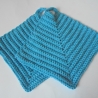 Gehäkelte Topflappen 2er Set aus blauer BW,ähnlich Schulgarn