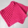 Gehäkelte Topflappen 2er Set aus pinker BW,ähnlich Schulgarn