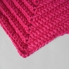 Gehäkelte Topflappen 2er Set aus pinker BW,ähnlich Schulgarn