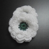 Häkelblüten -Blume von Srebrenica-gefertigt-Handgehäkelt-gehäkelt