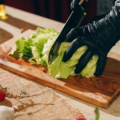 Handgefertigtes Rechteckiges Olivenholz Schneidebrett