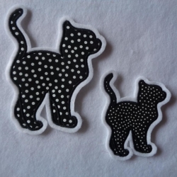 Applikation/Aufnäher süsses Kätzchen groß oder klein Applikation/Aufnäher süsses Kätzchen groß oder klein