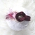 Baby Haarband bordeaux Blüten Stirnband Taufe Fotoshooting