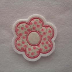 Applikation/Aufnäher Blume