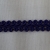 Posamentenborte/Schlingenborte Larp, dunkellila, 10 mm breit,