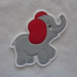 Applikation/Aufnäher süsser kleiner Elefant