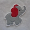 Applikation/Aufnäher süsser kleiner Elefant