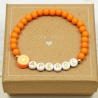 Perlenarmband Aperol, Freundschaftsarmband, Geschenk, Boho Hippie