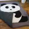 Krabbeldecke Panda, Patchwork, Kuscheldecke, Tagesdecke