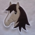 Applikation/Aufnäher süsses Pferd, Pony, Pferdekopf