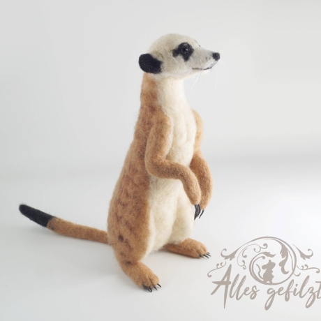 Erdmännchen, gefilzt
