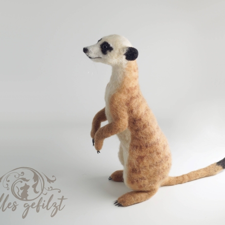 Erdmännchen, gefilzt