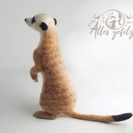 Erdmännchen, gefilzt