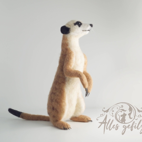 Erdmännchen, gefilzt