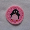 Applikation/Aufnäher Mini-Button Pinguin