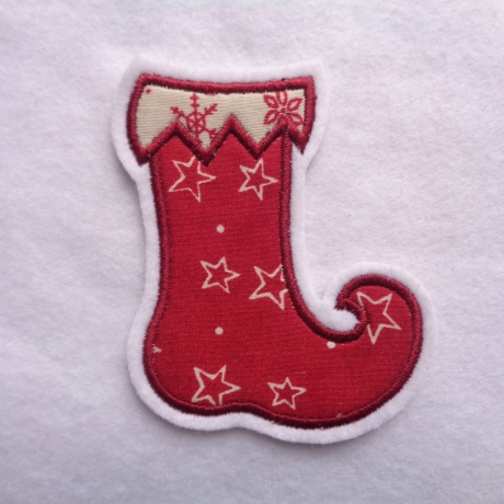 Applikation/Aufnäher  Nikolausstiefel