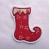 Applikation/Aufnäher  Nikolausstiefel
