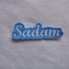 Applikation Schriftzug mit Wunschnamen/-farbe zum Aufbügeln