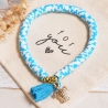 Perlenarmband Katsuki, Heishi, Schildkröte, Quaste, Hippie, Boho
