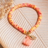 Perlenarmband Katsuki, Heishi, Muschel, Quaste, Hippie, Boho