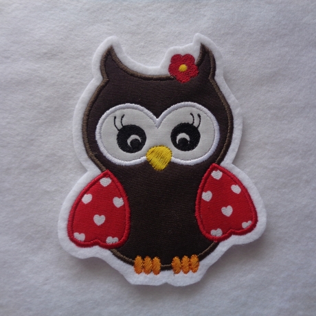 Applikation/Aufnäher süsse Eule